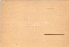 Cserkész művészlap / Hungarian boy scout art postcard s: Márton L. (EK)