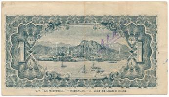 Mexikói államok / Sonora / Guaymas 1914. 1P "La Tesorería de la Federación" helyipénz &quo...