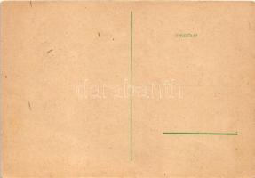 Cserkész művészlap / Hungarian boy scout art postcard s: Márton L. (EK)