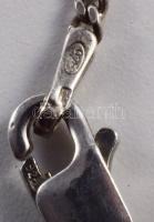 Ezüst (Ag) golyómintás karkötő, jelzett, h: 17 cm, nettó: 2,8 g