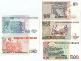 Peru 1987-1988. 10I-1000I (5xklf) T:AU
Peru 1987-1988. 10 Intis - 1000 Intis (5xdiff) C:AU