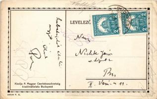 Cserkész művészlap. Kiadja a Magyar Cserkészszövetség kiadóvállalata / Hungarian boy scout art postc...