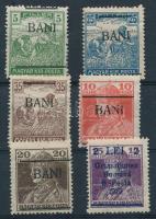 Román megszállás 6 db magánkiadású megszállási bélyeg vegyesen