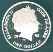 Cook-szigetek 2005. 1$ Ag (999) "Peking Kína fővárosa" T:PP