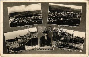 Szamosújvár, Gherla; Rózsa Sándor sírja, Országos fegyintézet, látkép / / tomb of Sándor Rózsa, prison, general view (EK)