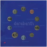 1998-2004. "Európai Unió tagjelölt országainak pénzei" (10xklf) érme dísztokban a következ...