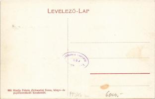 Kecskemét, Sétatéri cukrászda. Fekete (Schwartz) Soma kiadása