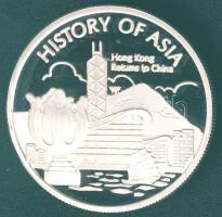 Cook-szigetek 2005. 1$ Ag (999) "Ázsia története - Hongkong visszacsatolása Kínához" T:PP