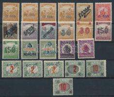 Temesvár 1919 23 db bélyeg Bodor vizsgálójellel