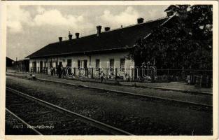 1944 Pilis, vasútállomás. Fantusz Izidor kiadása (EK)