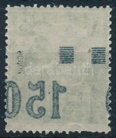 Temesvár 1919 Arató 150/5f bélyeg gépszínátnyomattal, Bodor vizsgálójellel