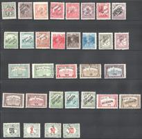 Bánát-Bácska 1919 32 db bélyeg Bodor vizsgálójellel