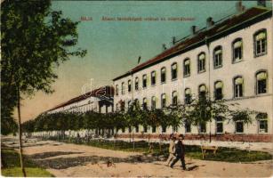 1922 Baja, Állami tanítóképző intézet az internátussal. Wurmfeld Gyula kiadása (apró szakadás / tiny tear)