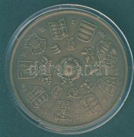 1979. "MÉE - I. István dénára" matt Br emlékérem T:2