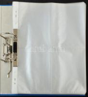 400 férőhelyes képeslap berakó, lefűzhető gyűrűs mappa