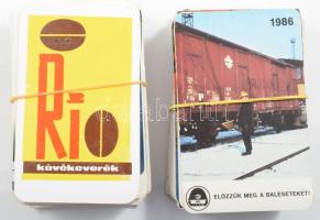 Vegyes kártyanaptár tétel, kb. 100 db