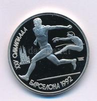 Szovjetunió 1991. 1R Cu-Ni "1992-es nyári Olimpiai Játékok, Barcelona - Távolugrás" kapszu...