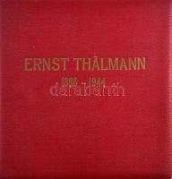 Meissen porcelán plakett "Soha többé fasizmust" felirattal, jelzett, díszdobozban, d: 15 c...