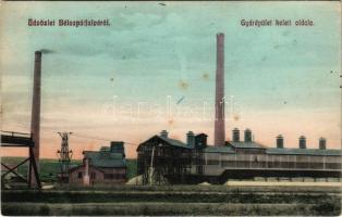 Bélapátfalva, Bélaapátfalva (Borsod); Portland cementgyár, gyárépület keleti oldala, sodronypálya (EB)