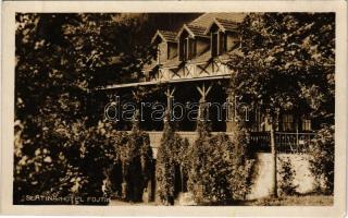 1932 Bellus-fürdő, Belusské Slatiny Kúpele, Belusa; Fojtík szálloda / Hotel Fojtík. photo