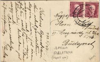 1932 Bellus-fürdő, Belusské Slatiny Kúpele, Belusa; Fojtík szálloda / Hotel Fojtík. photo