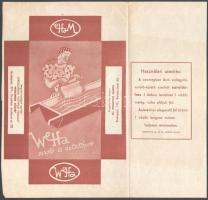 1942 Bp. XIV. Cerolchemia Vegyipari Vállalat Weichner József dobozborítója