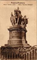 1913 Pozsony, Pressburg, Bratislava; Mária Terézia szobor. Wohlmuth J. kiadása / Maria Theresia-Monument / monument, statue (EK)