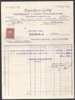 1934 Bp., Neuschlosz-Lichtig Repülőgépgyár és Faipar Rt. számlája
