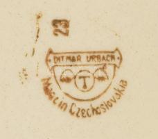 Ditmar 2 darab nagyobb vadászmintás korsó, jelzett, hibátlan, m: 21 cm