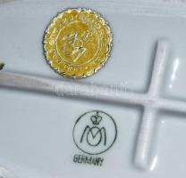 Metzler &amp; Ortloff porcelán kacsák, kézzel festett, jelzett, hibátlan, 15x13 cm