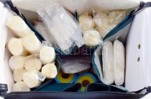 cca 1970 Egészségügyi rajtáska, valószínűleg úttörők által, hadijáték kellékeként használt elsősegél...