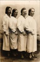 1940 Sátoraljaújhely, Erzsébet közkórház, nővérek. photo (fl)