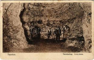 Tapolca, Tavasbarlang, Lóczy-terem, belső. Löwy B. kiadása (EB)