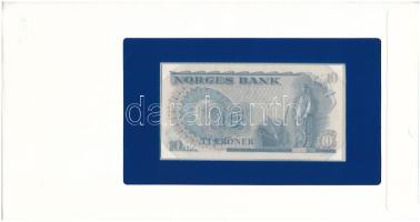 Norvégia 1982. 10K felbélyegzett "Banknotes of all Nations" bankjegyes borítékban, bélyegz...