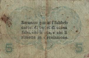 Olaszország/Velence/osztrák-magyar megszállás 1918. 5c, 10c, 50c, 1L, 2L, 10L összesen 6klf db T:II,...