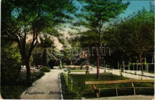 Nagykikinda, Kikinda; Népkert. Pannonia kiadása K. J. Bp. 1916/20. / park (fl)