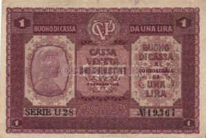 Olaszország/Velence/osztrák-magyar megszállás 1918. 5c, 10c, 50c, 1L összesen 4klf db T:II,III