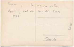 1928 Sáros, Soars (?); Román katonák csoportja / Romanian military, group of soldiers. photo (fl)