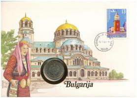Bulgária 1960. 1L felbélyegzett borítékban, bélyegzéssel, német nyelvű leírással T:AU Bulgaria 1960. 1 Leva in envelope with stamp and cancellation, with German description C:AU
