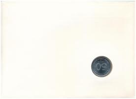 Nicaragua 1983. 50c acél felbélyegzett borítékon, bélyegzéssel, német nyelvű leírással T:AU Nicaragu...