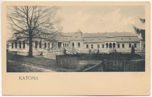 Katona, Catina; Logothetti-kúria, kastély. A bizánci származású nemes Logohetti-család tagjai között számos tisztségviselő, katonatiszt és földbirtokos volt. Az utolsó Logothetti-leszármazott halála után a kastély az Ugron-családra szállt. / castle, mansion (EK)