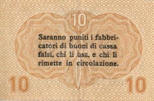 Olaszország/Velence/osztrák-magyar megszállás 1918. 10c (4x) T:II,II-