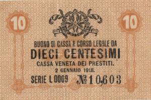 Olaszország/Velence/osztrák-magyar megszállás 1918. 10c (6x) T:II,III