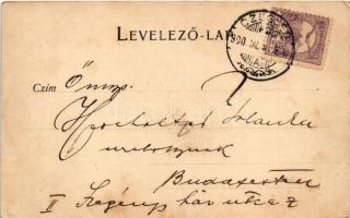 1900 Cegléd, utcakép (felületi sérülés / surface damage)