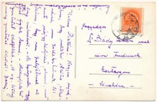 1942 Désakna, Ocna Dejului; I. sz. állami elemi iskola, községháza, sóbánya belseje és bejárata, ipa...