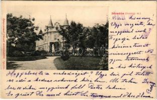 Mosdós (Somogy), Pallavicini kastély. Fénynyomat Divald műintézetéből (EK)