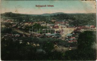 1910 Szilágycseh, Cehu Silvaniei; látkép. Krémer Ignác kiadása / general view (b)