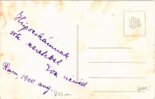 1940 Rum, helyi szépség magyaros ruhában, nagypolgári szoba belső. photo (fl)