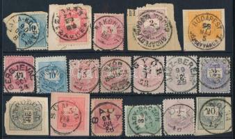 18 db Krajcáros bélyeg szép / olvasható bélyegzésekkel