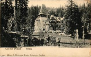 Sinaia, Castelul Pelisor. Edit. G. Matheescu. Fotog. A. Duschek / castle, advertisement (EK)